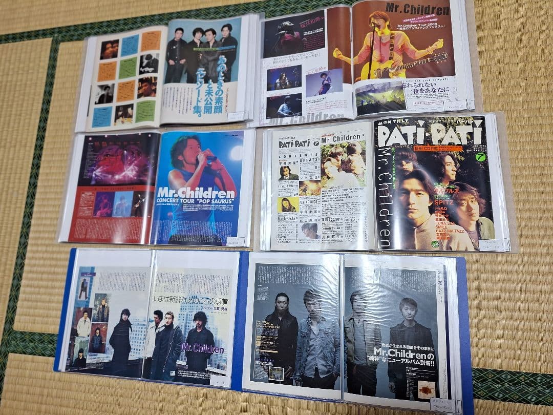 Mr.Children(1冊200円計算)166冊分400p　ファイリング済み