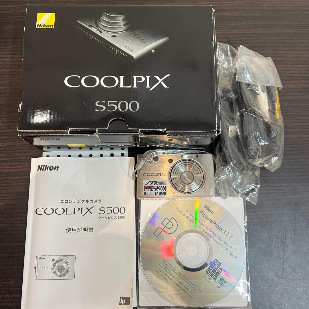 Nikon COOLPIX S500 デジタルカメラ　動作未確認 Yahoo!オークション - 1円〜①【動作確認済み】Nikon ニコン COOLPIX S