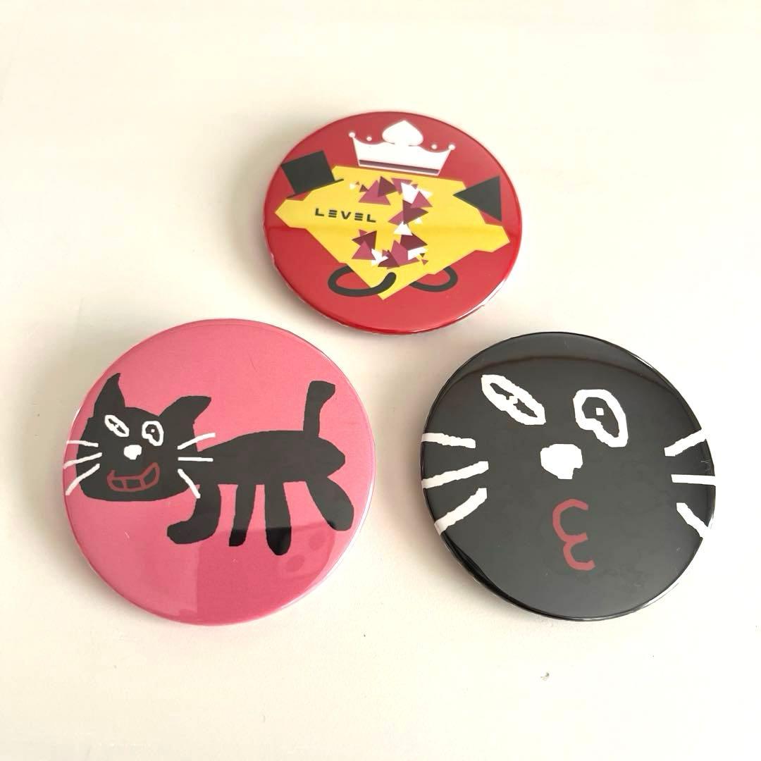 キヨ キヨ猫 Level.3 缶バッジ 3個セット売り - メルカリ