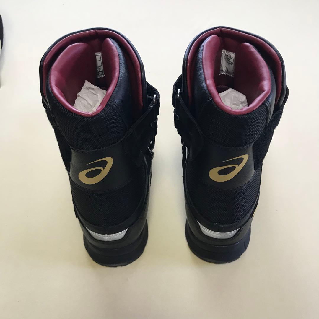 YMD様専用】asics安全靴 廃盤fcp401ブラック/ゴールドベルクロ - メルカリ