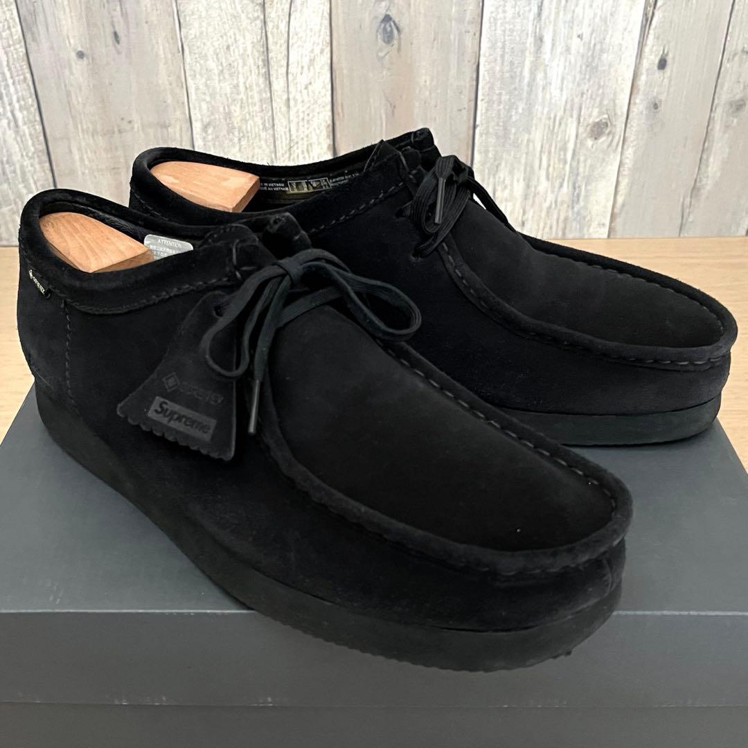 Supreme × Clarks Wallabee GTX \"Black\"