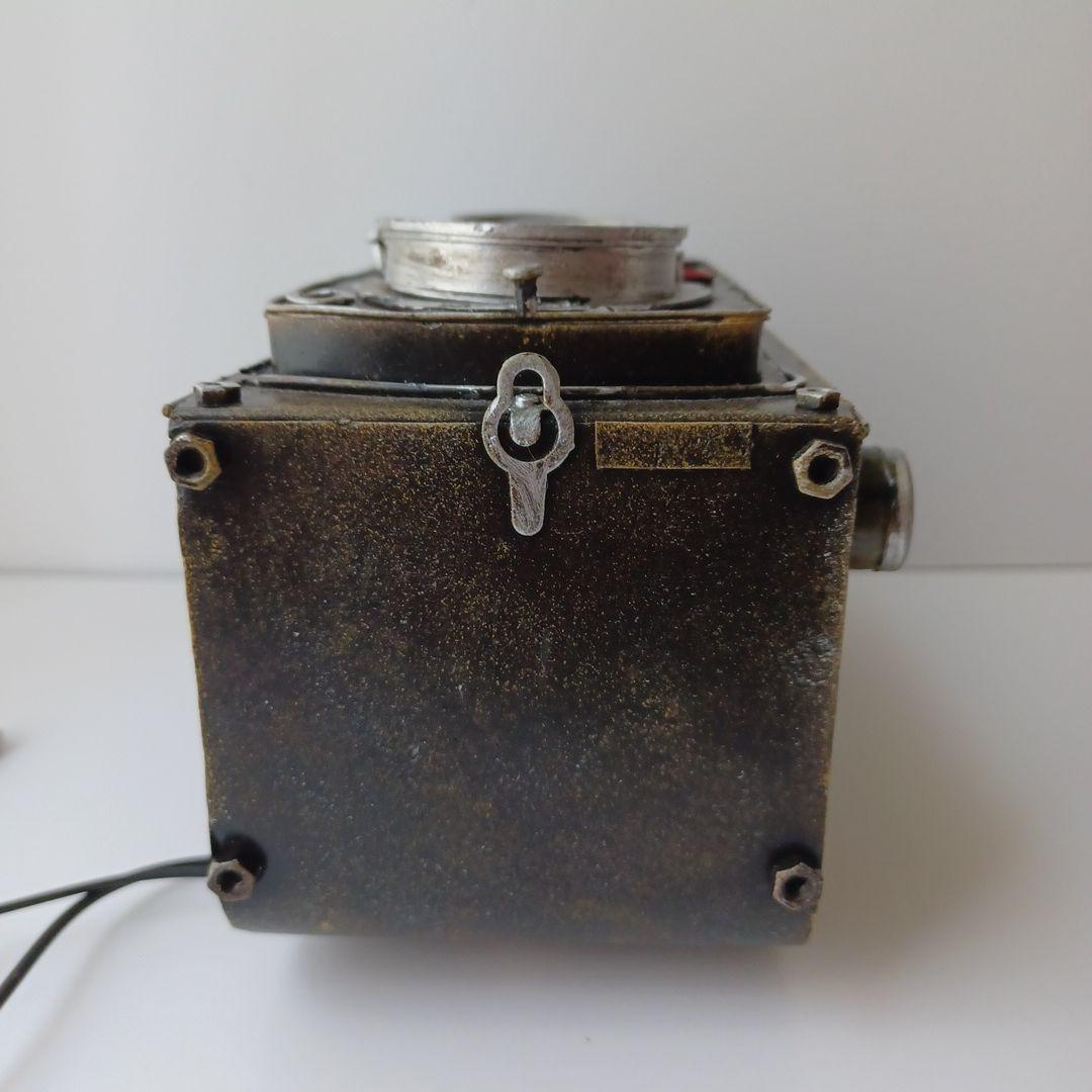 ブリキ Rolleiflex スピーカー アンティーク レトロ 二眼レフ USB