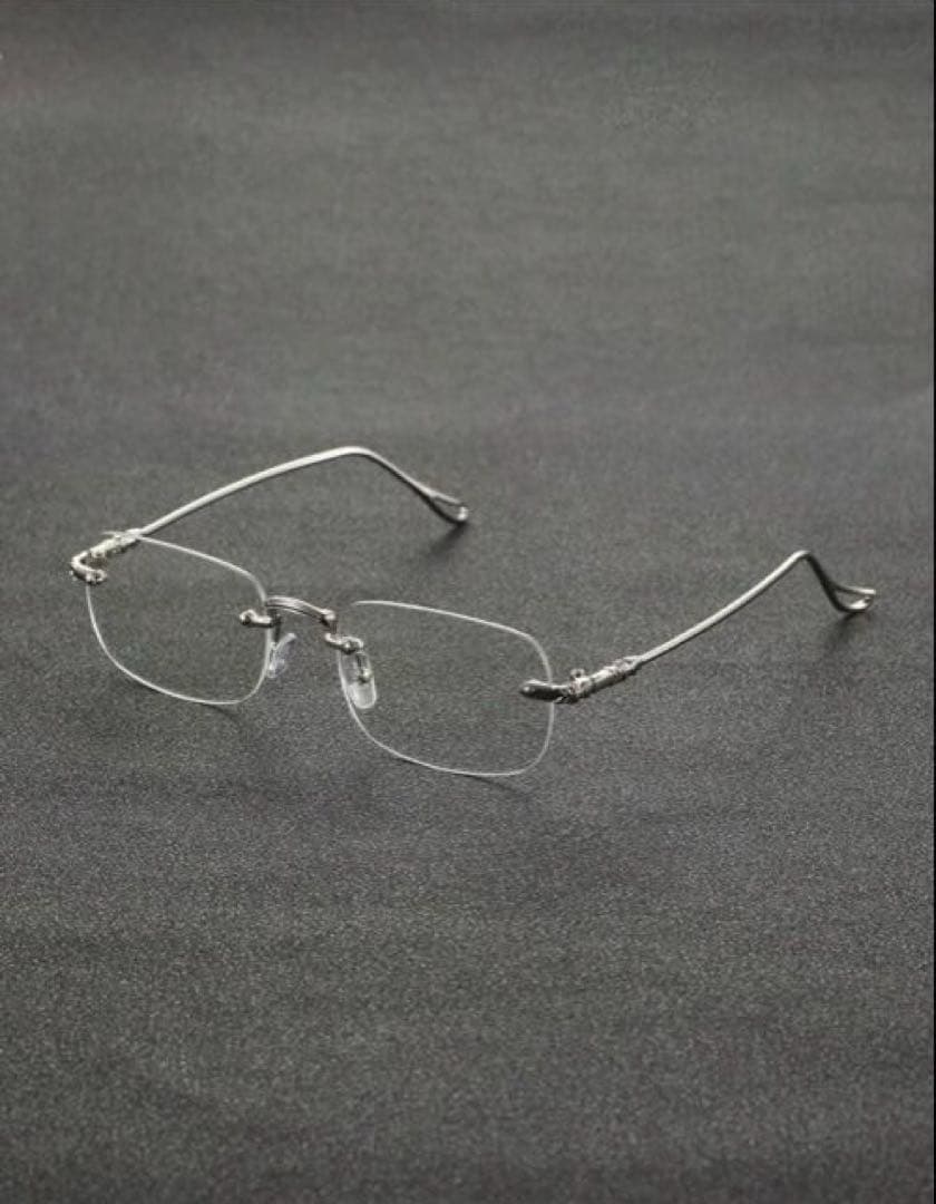 新品未使用ランクAAA/ハイクオリティ/眼鏡/リムレスメガネ - メルカリ