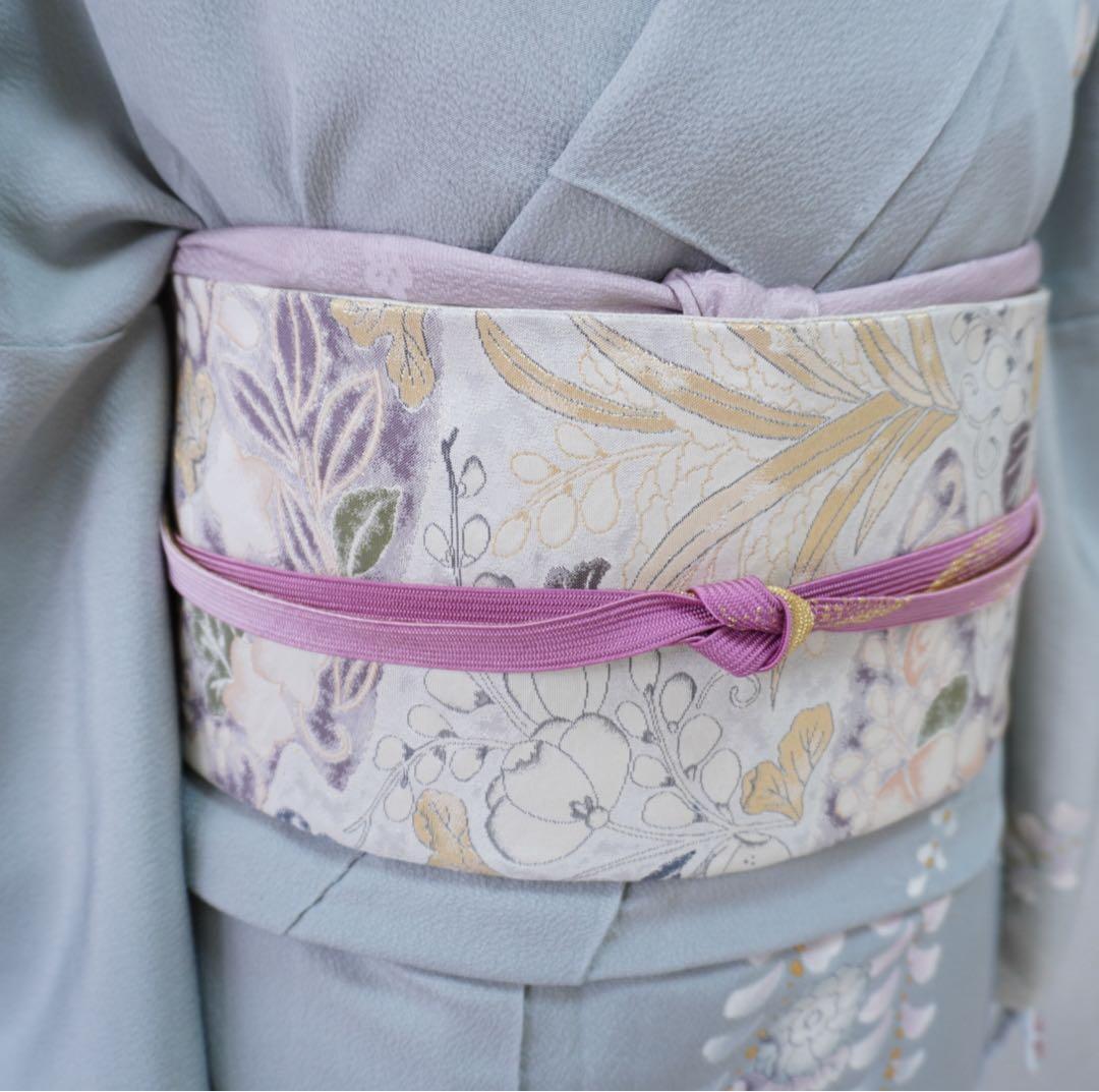 訪問着フルセット 辻が花 卒業式 入学式 お宮参り グレー色 - メルカリ