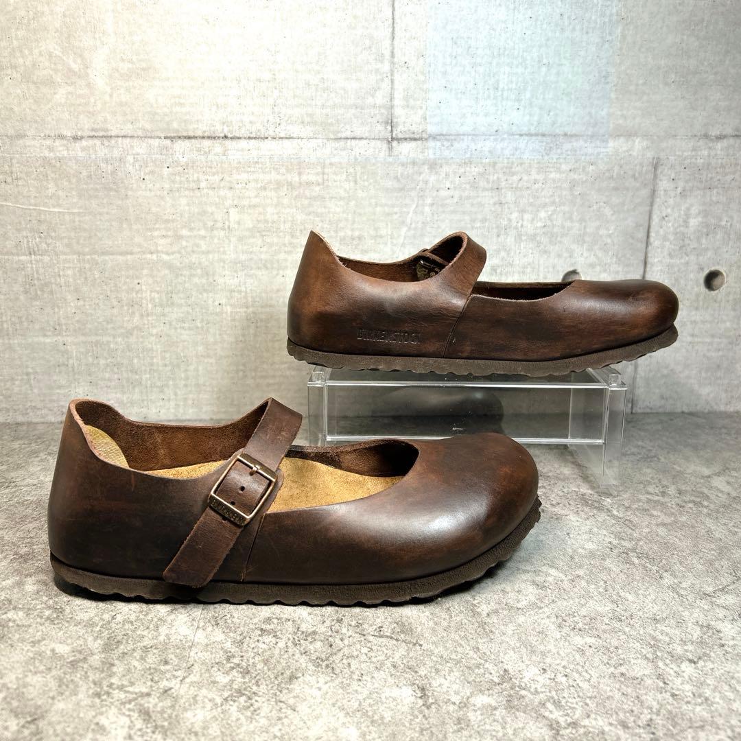 未使用級【ビルケンシュトック】マントバ/MANTOVA/濃茶/廃盤 /ナロー幅