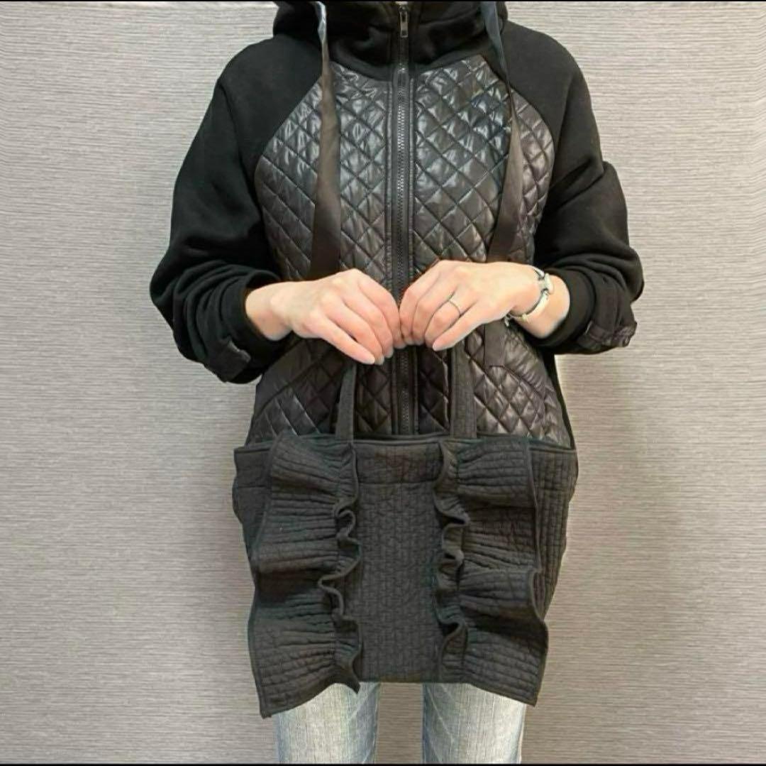 Tricker's／特注モデル 新作♡ヌビバッグ フリルギャザー ブラック