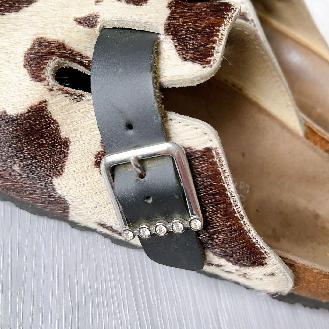 超希少】ビルケンシュトック ハラコ 牛柄 ビルキー ユニセックス 25