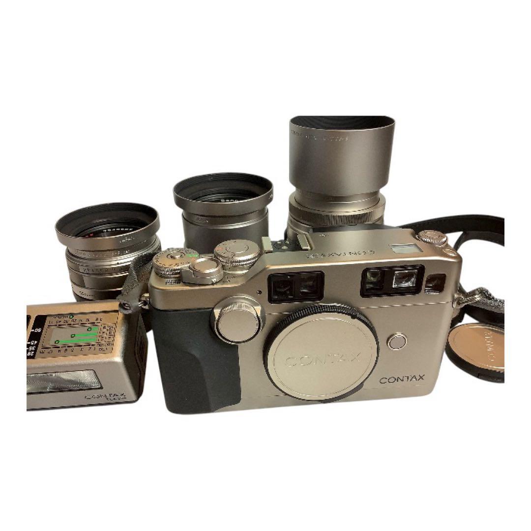 CONTAX G2-D 〈データバックGD-2装備〉レンズ3本 未使用に近い