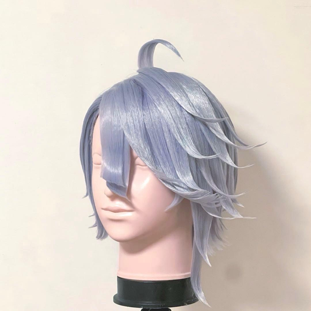 本日まで連休特価 現品ツイステ アズール イメージコスプレウィッグ