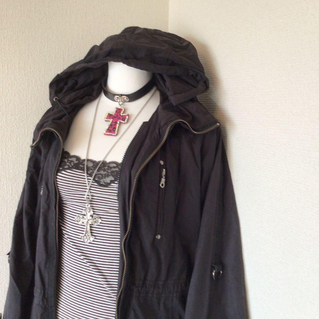 y2k 00s archive グランジ お兄系 geek ギミックモッズコート