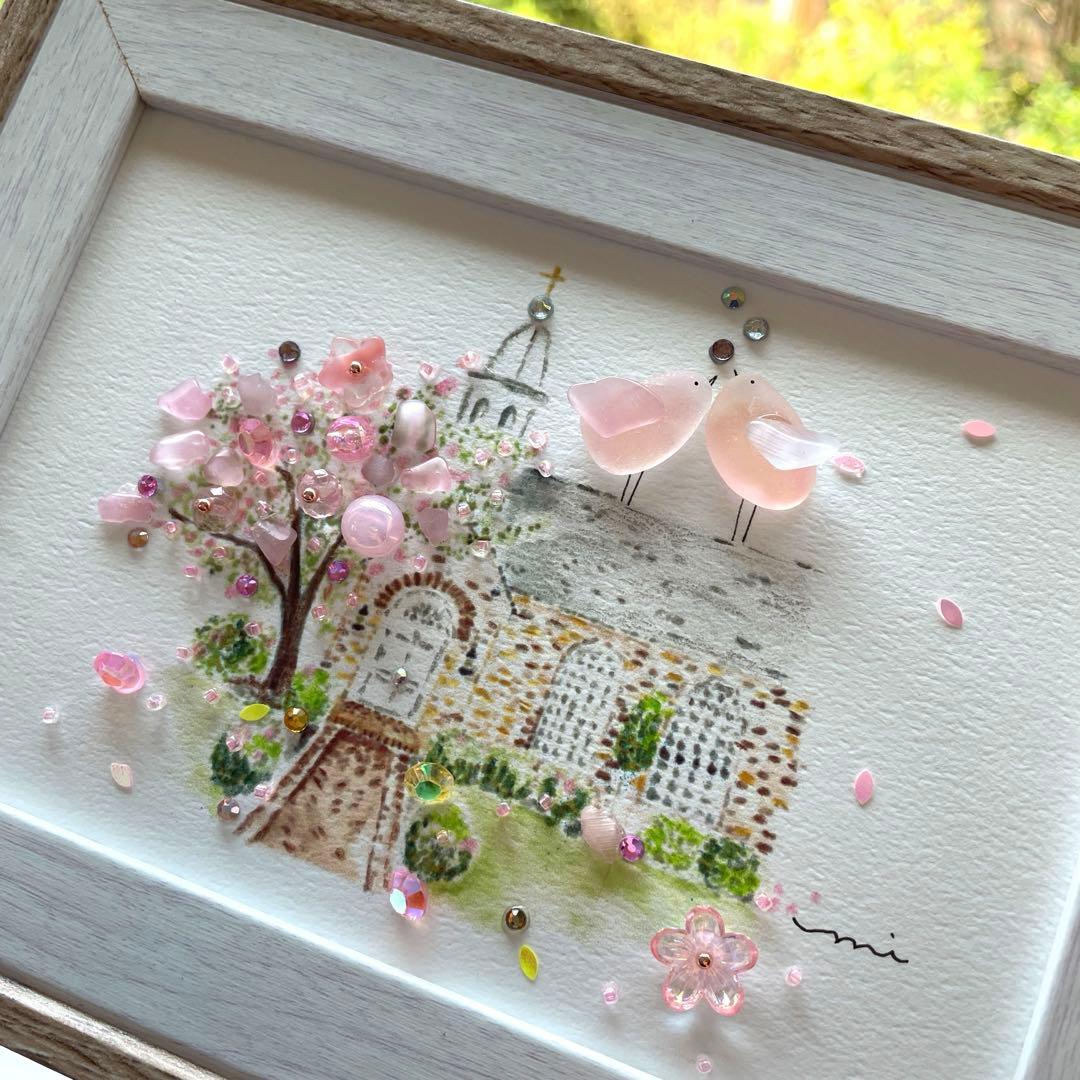 シーグラスアート　ハムママ様♡リクエスト