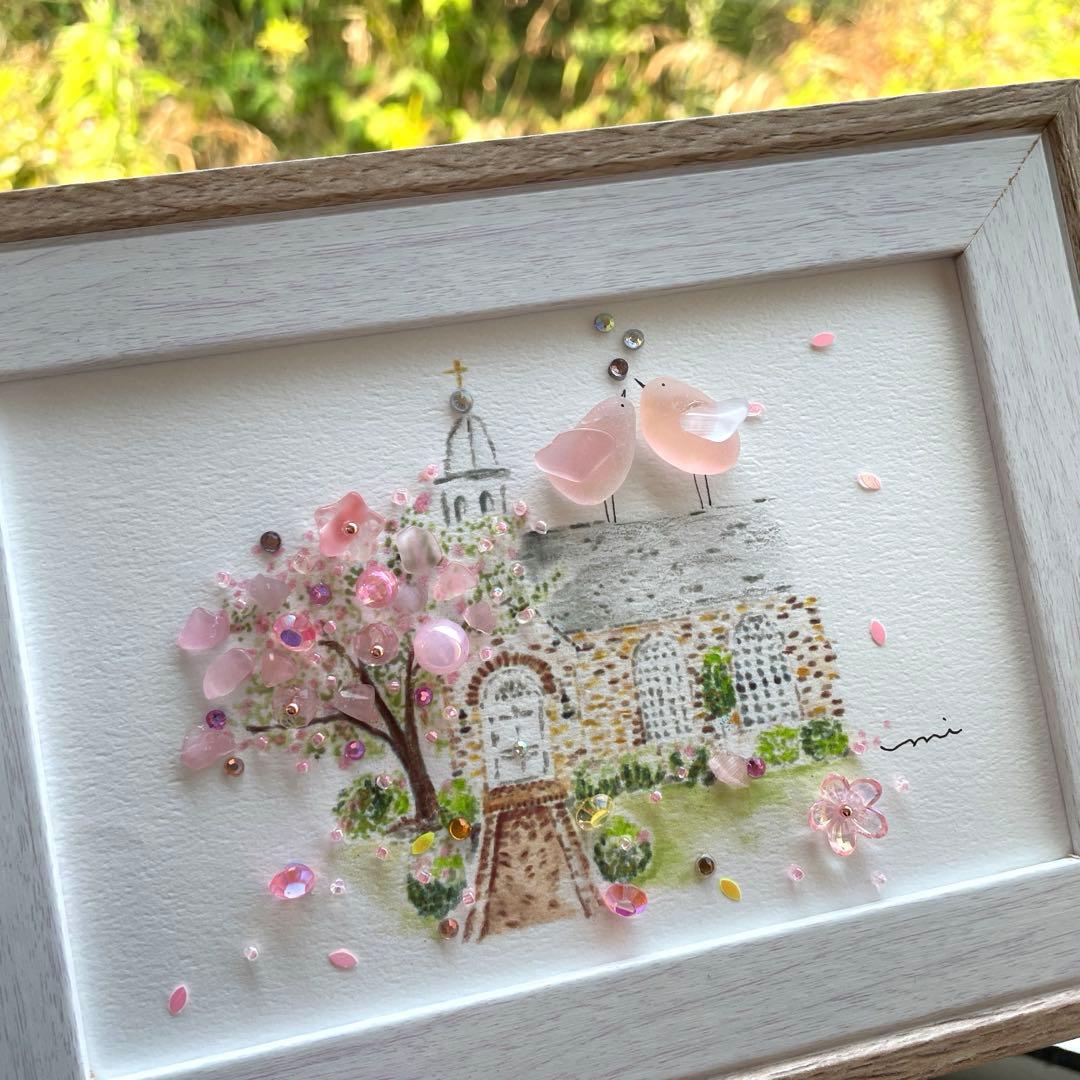 シーグラスアート　ハムママ様♡リクエスト