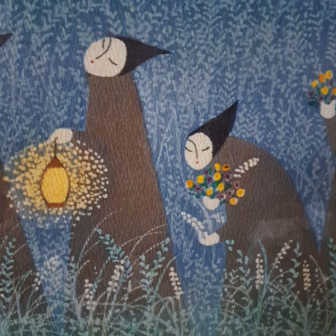 超希少 月光の魔術師 加藤 千代さん作 染画ロウ描きと染め