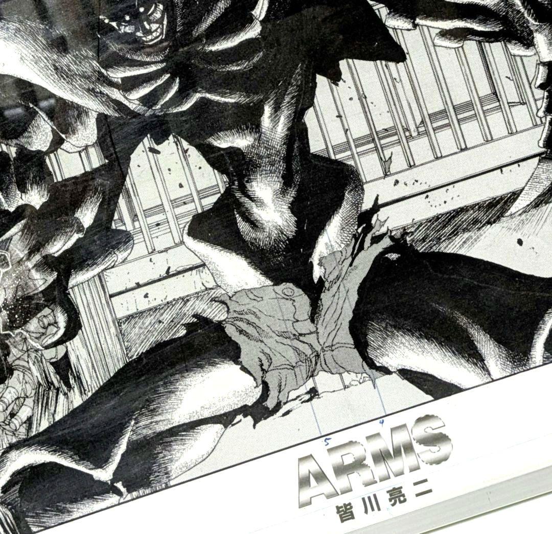 希少】「ARMS」皆川亮二 複製原画 モノクロ 原画 - メルカリ