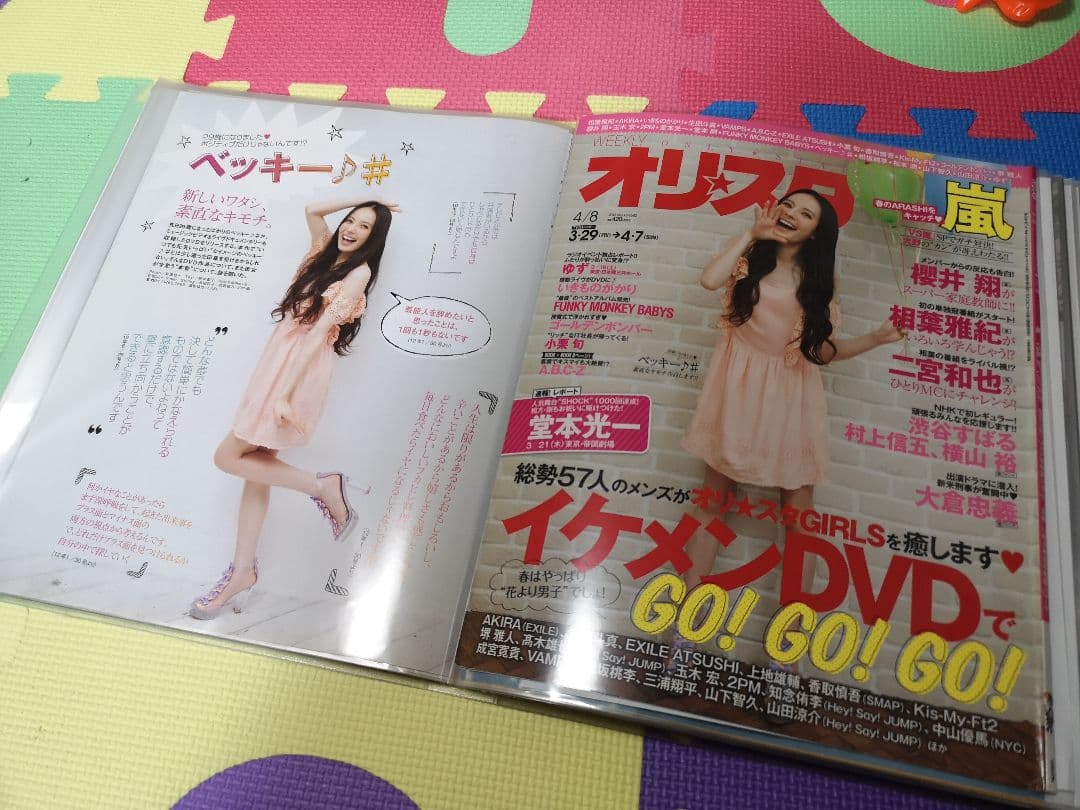 ベッキー(1冊200円計算)42冊分111ページ切り抜きしファイリング済み