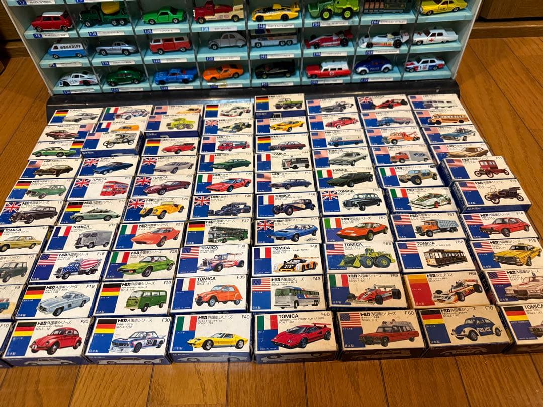 C*I様 絶版超希少品 トミカ 青箱外国車シリーズ 非売品ディスプレイ