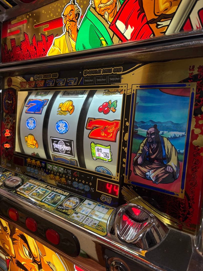 ジャンク 送料込み 初代 天下布武 4号機 パチスロ実機 コイン不要機付