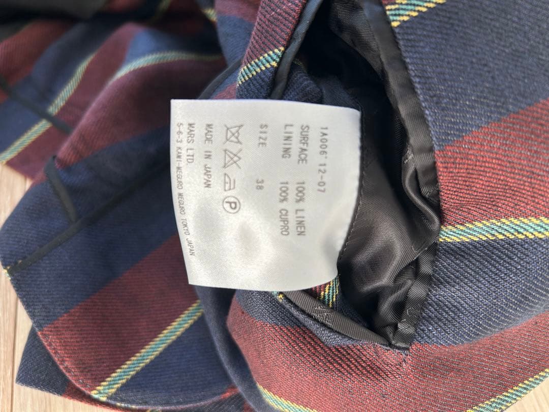 12SS ランウェイモデル ジョンローレンスサリバン ストライプ