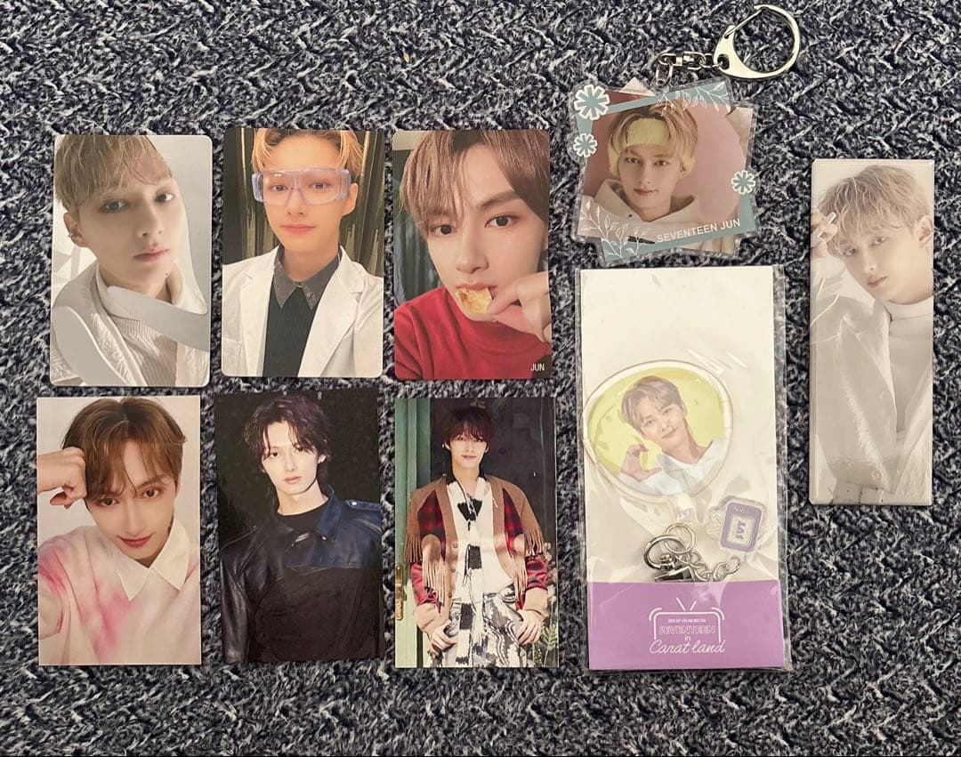 SEVENTEEN ジュン 缶バッジ トレカ ラキドロ TSUTAYA HMV - メルカリ