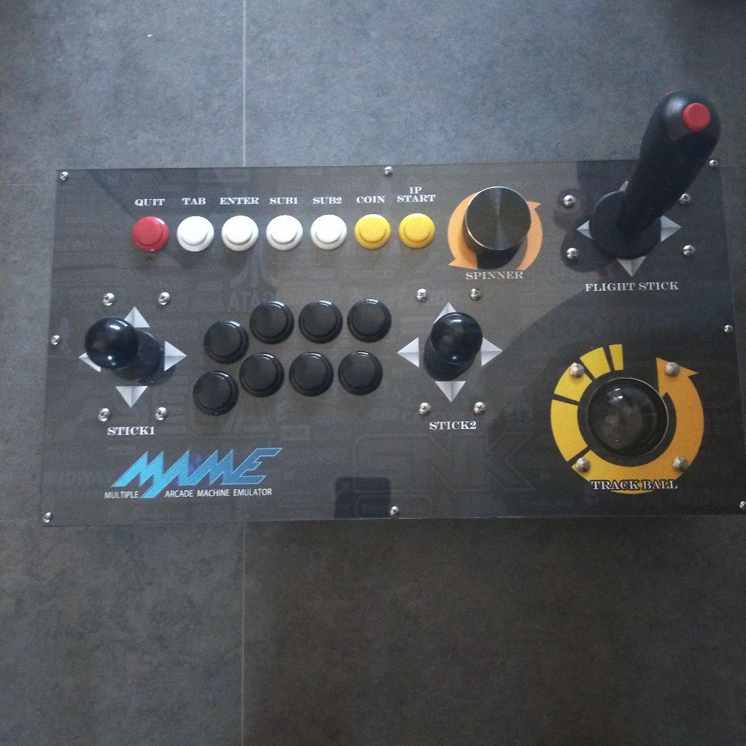 MAME アーケードコントローラー USB接続 MAME アーケードコントローラー USB接続