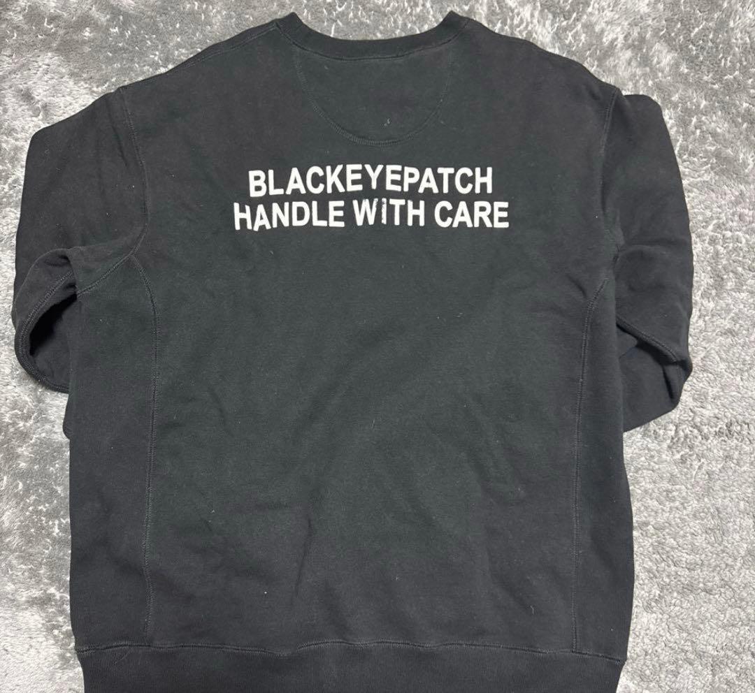 black eye patch 取扱注意 スウェット M 価格