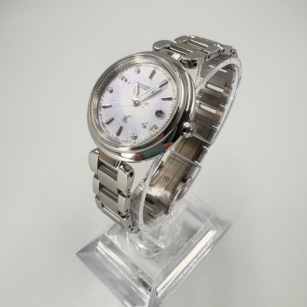 希少✨美品✨1600本限定モデル シチズン クロスシー ダイヤモンド 白蝶