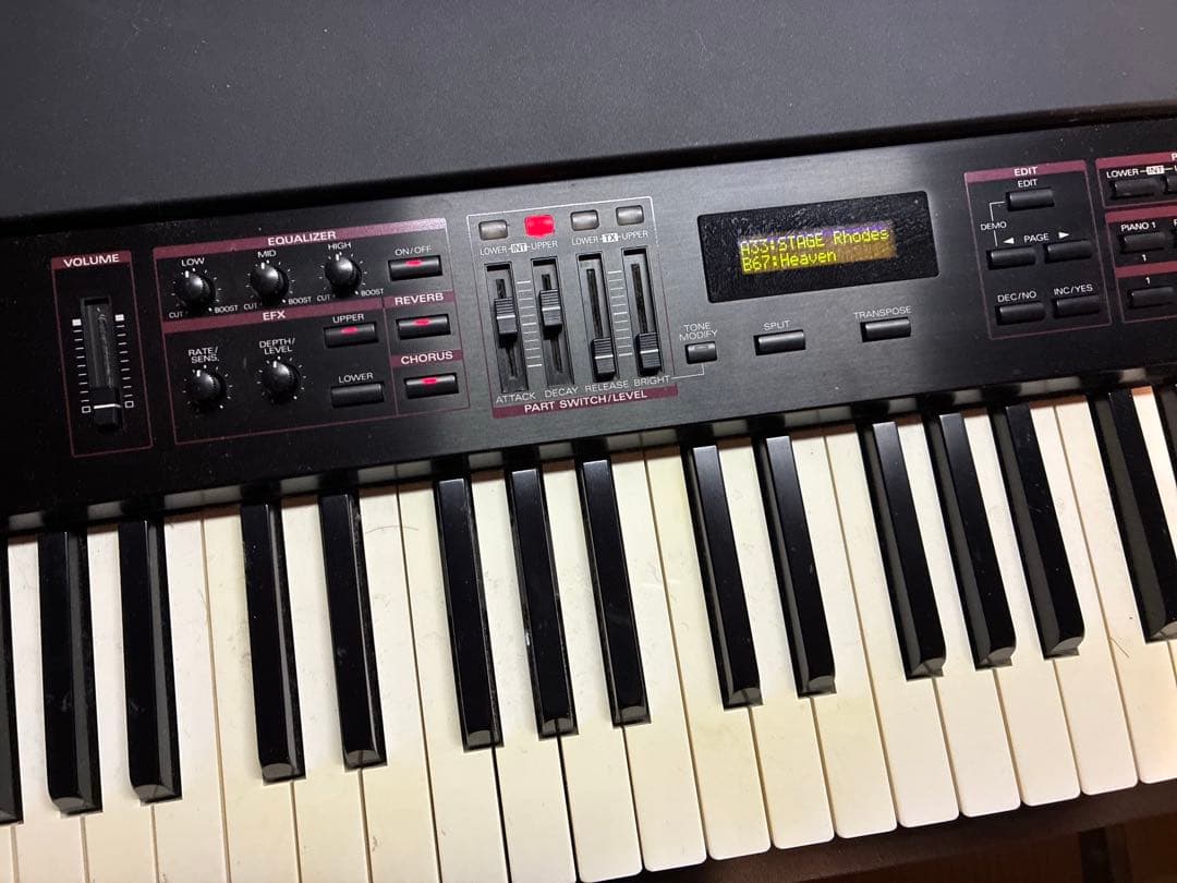 鍵盤ハンマー修理済】Roland 88鍵盤ステージピアノ RD-600 - メルカリ