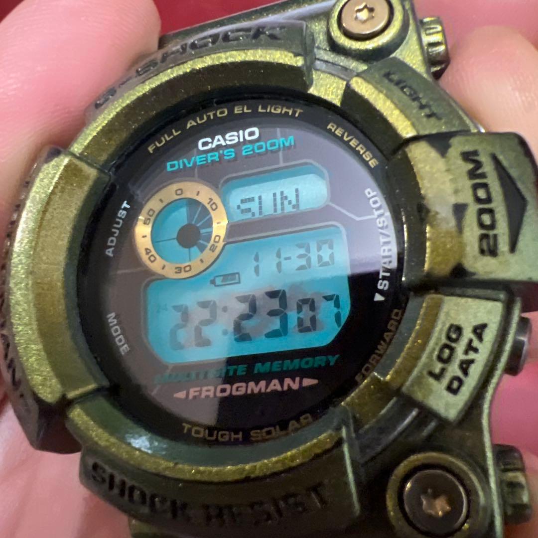 G-SHOCK GW-200-9JF FROGMAN 白虎 ディフェンダー 中古