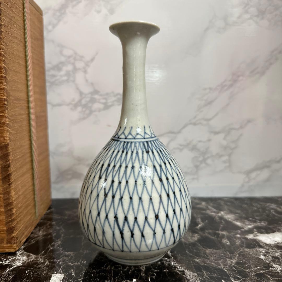 初期伊万里、網手、鶴首徳利。無傷。 - メルカリ