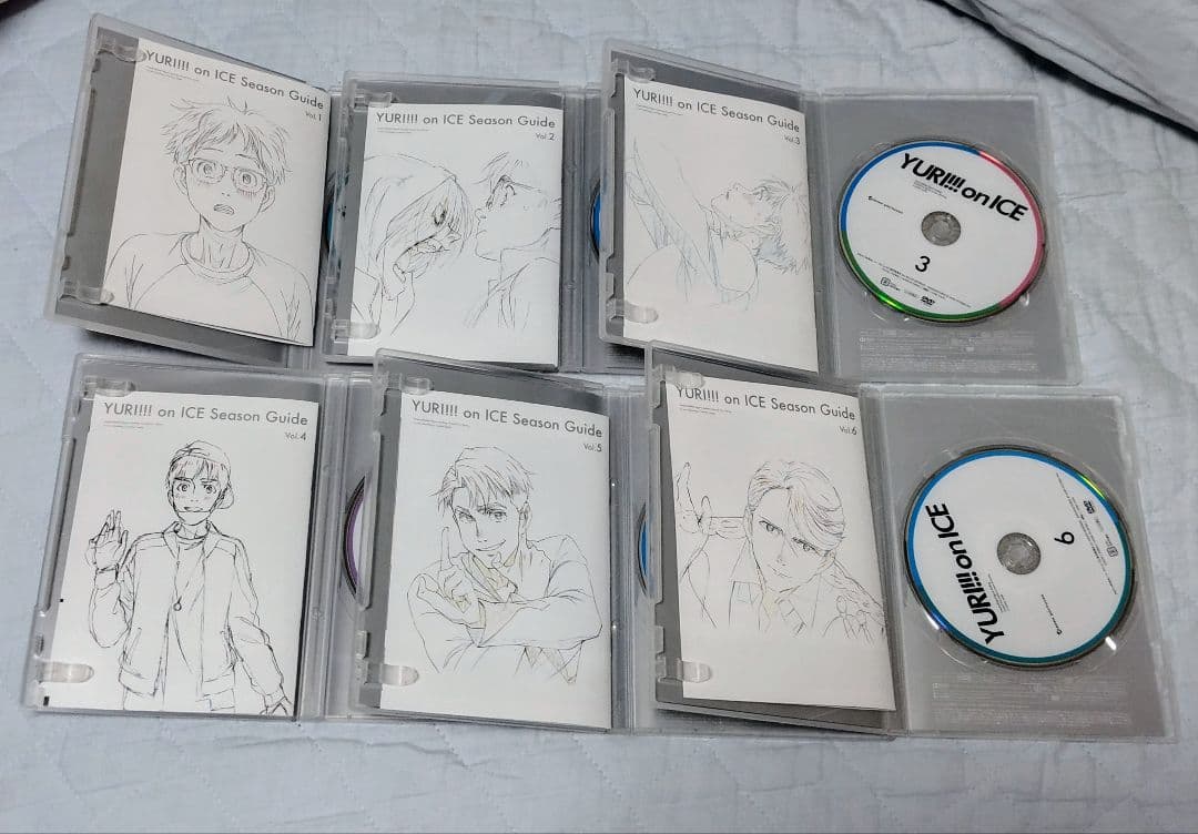 YURI!!! on ICE DVD 全6巻セット/限定BOX付き/別売り可