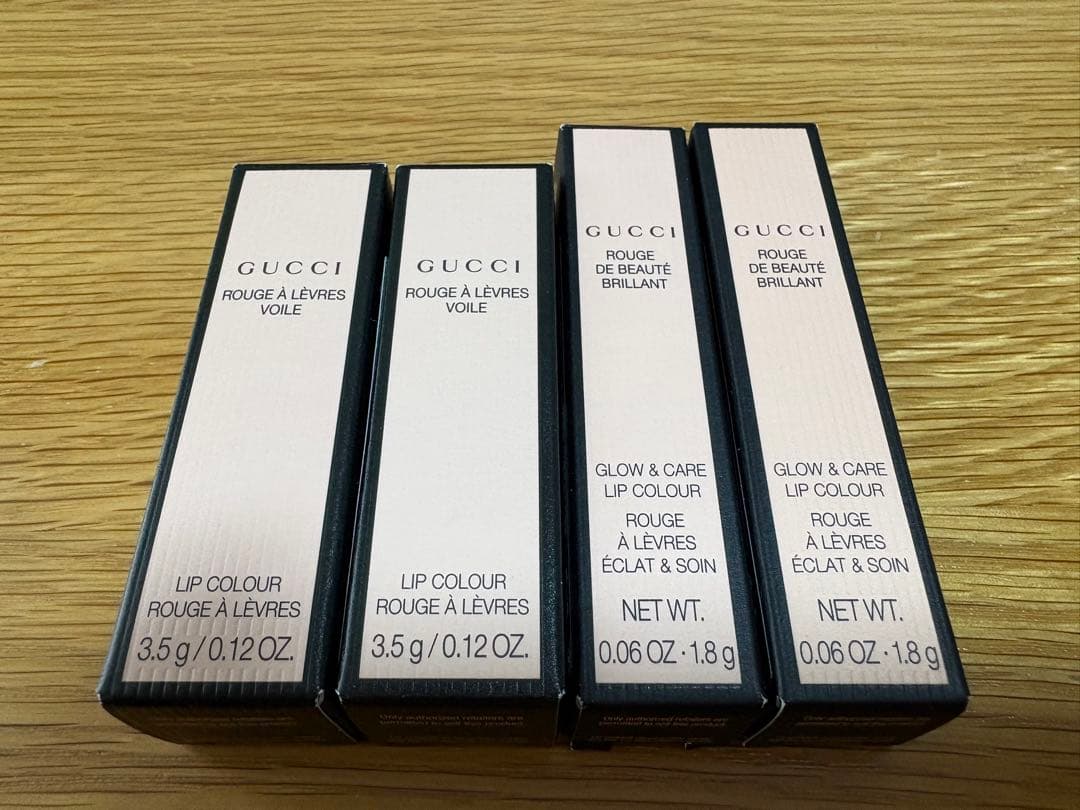 GUCCI リップスティック 4本セット GUCCI☆Rouge a Levres Voile☆シアーリップスティック (GUCCI/リップ