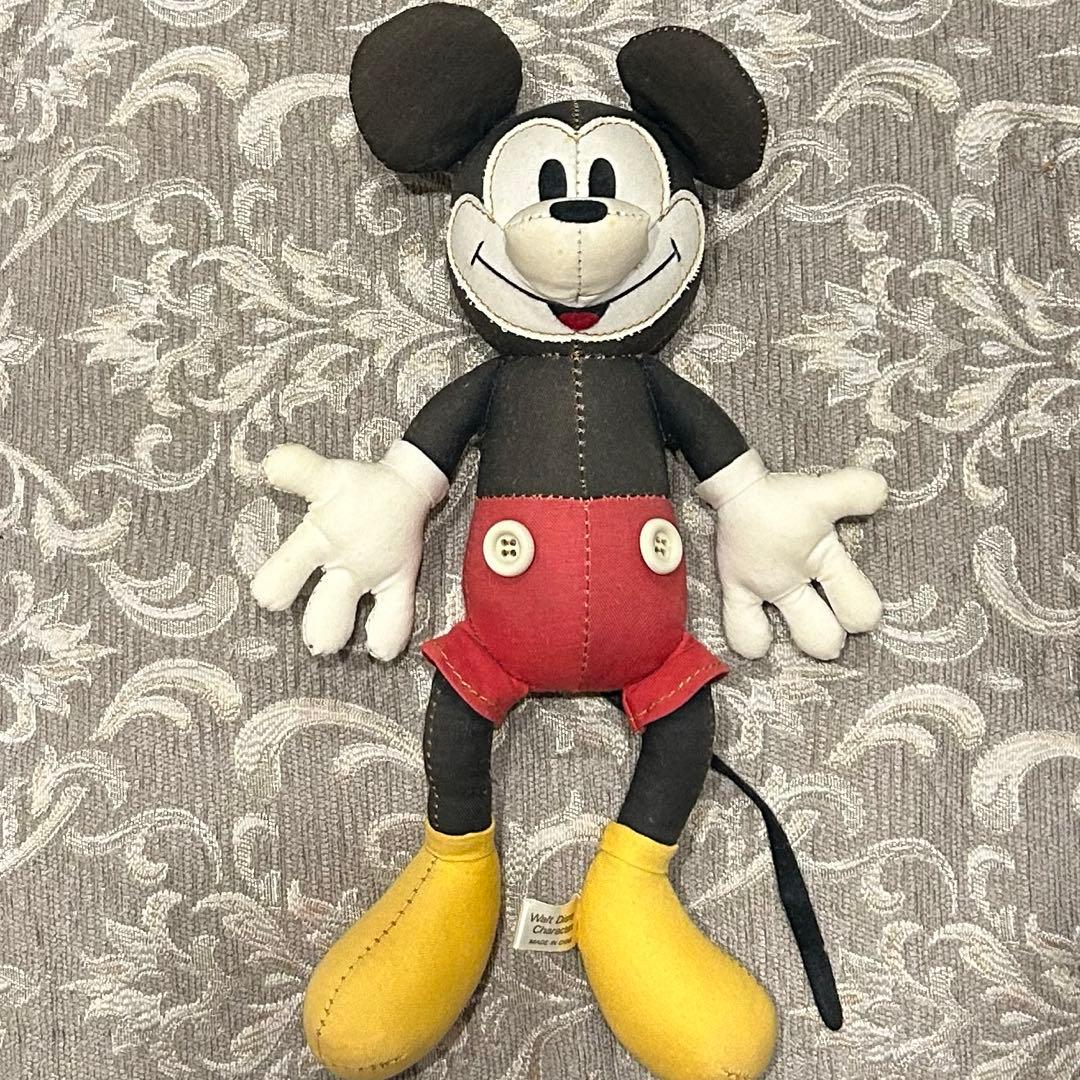 ディズニーランド ミッキーマウス レトロ ぬいぐるみ - メルカリ