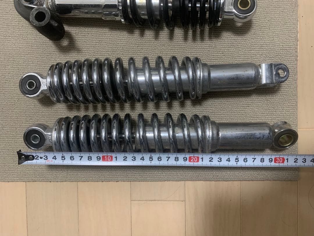 フュージョン用 ローダウンバイクサスペンション 4本セット - パーツ超