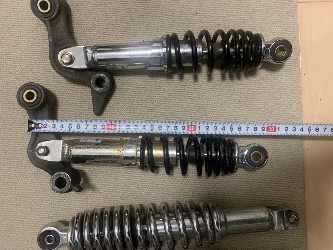 フュージョン用 ローダウンバイクサスペンション 4本セット - パーツ超