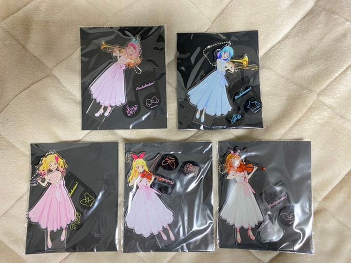 オケカツ！アクリルバッジスタンドキーホルダー　5種セット アクリルバッジスタンドキーホルダー ver. 5th FES あいね | アイカツ