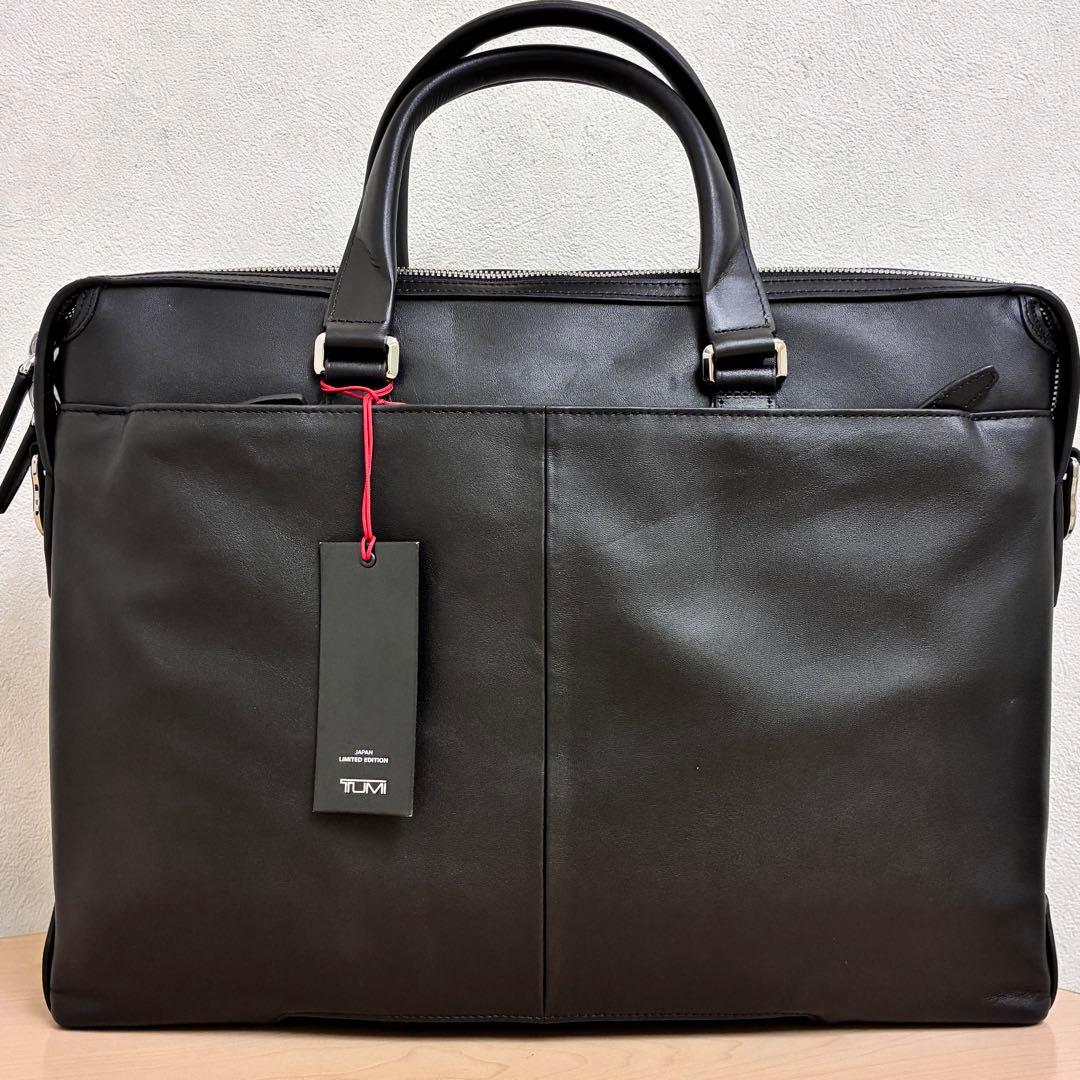 極美未使用品✨】 TUMI レザー ブリーフケース 2415D2E タグ付 - メルカリ