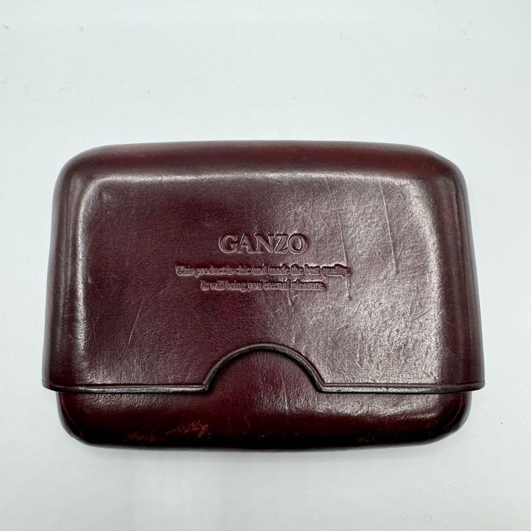 ガンゾ マエストロ2 名刺入れ ヨコ型(M) ブラウン - メルカリ