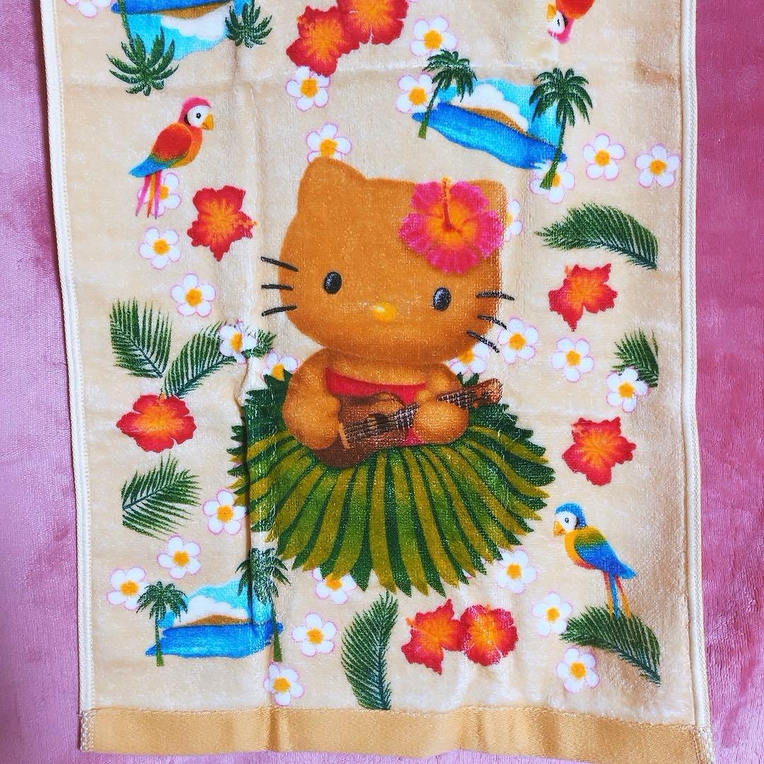 希少レア ハローキティ ダニエル 日焼け ハワイ タオル 1999 サンリオ