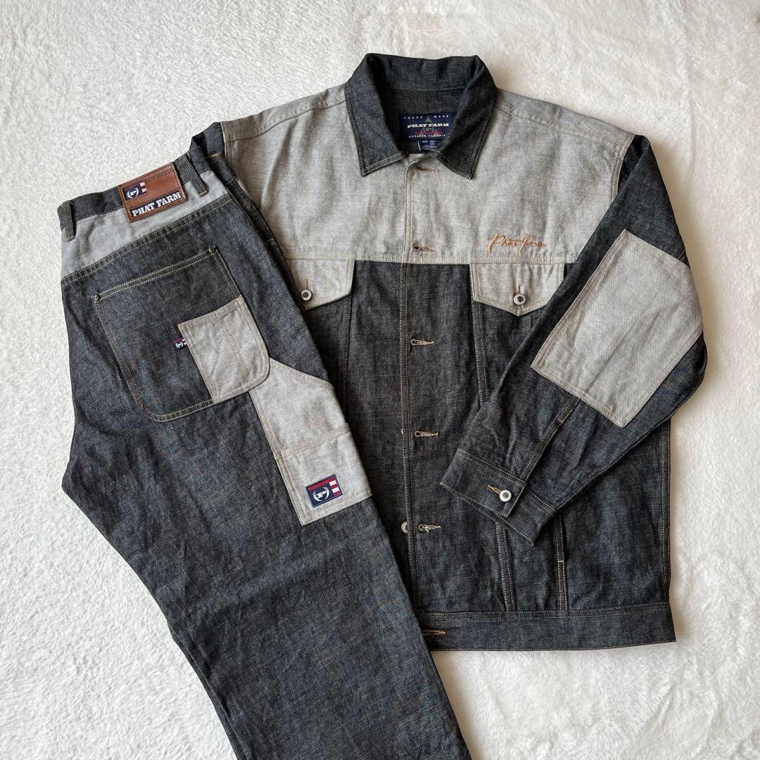 Phat Farm ファットファーム デニムセットアップ bboy hiphop - メルカリ
