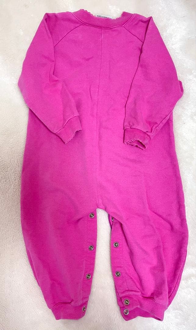 激カワ‼️バーニー ピンクロンパース 24M ヴィンテージ 早い者勝ち。