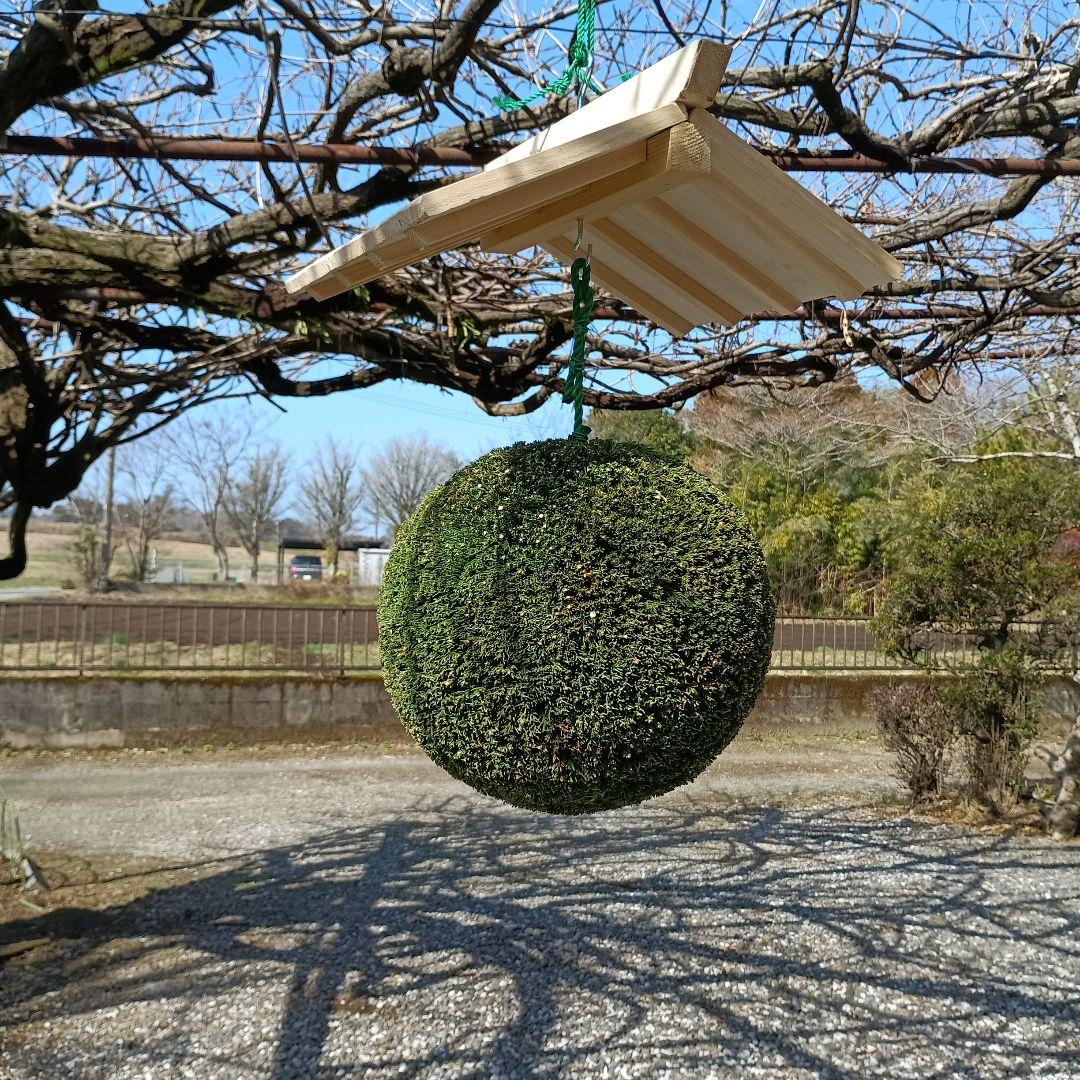 杉玉 直径約29cm 屋根付き - メルカリ