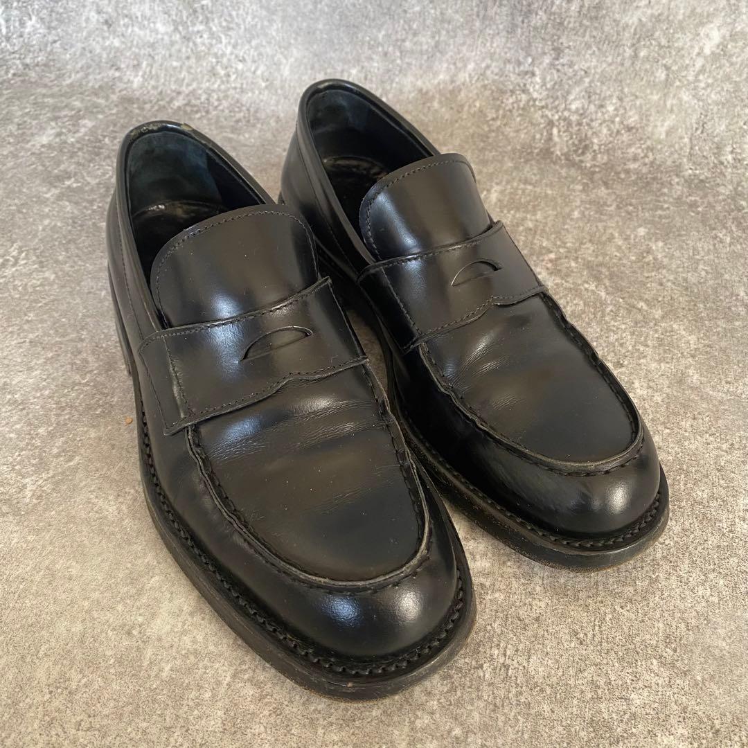 PRADA プラダ　ペニーローファー　レザー　ブラック　アーカイブ　24.5cm