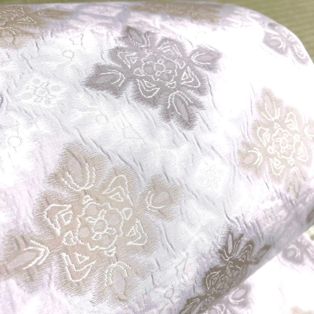 正絹　全通袋帯《花菱》