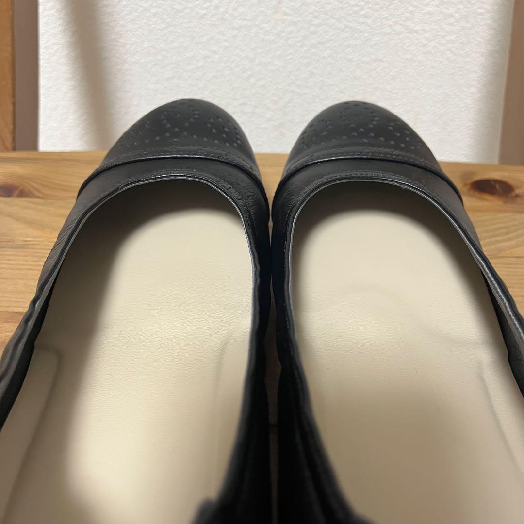 アシックスペダラ asics pedala パンプス 23.5cm 黒