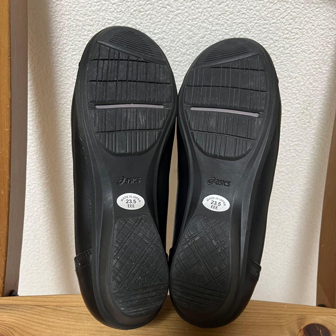 アシックスペダラ asics pedala パンプス 23.5cm 黒