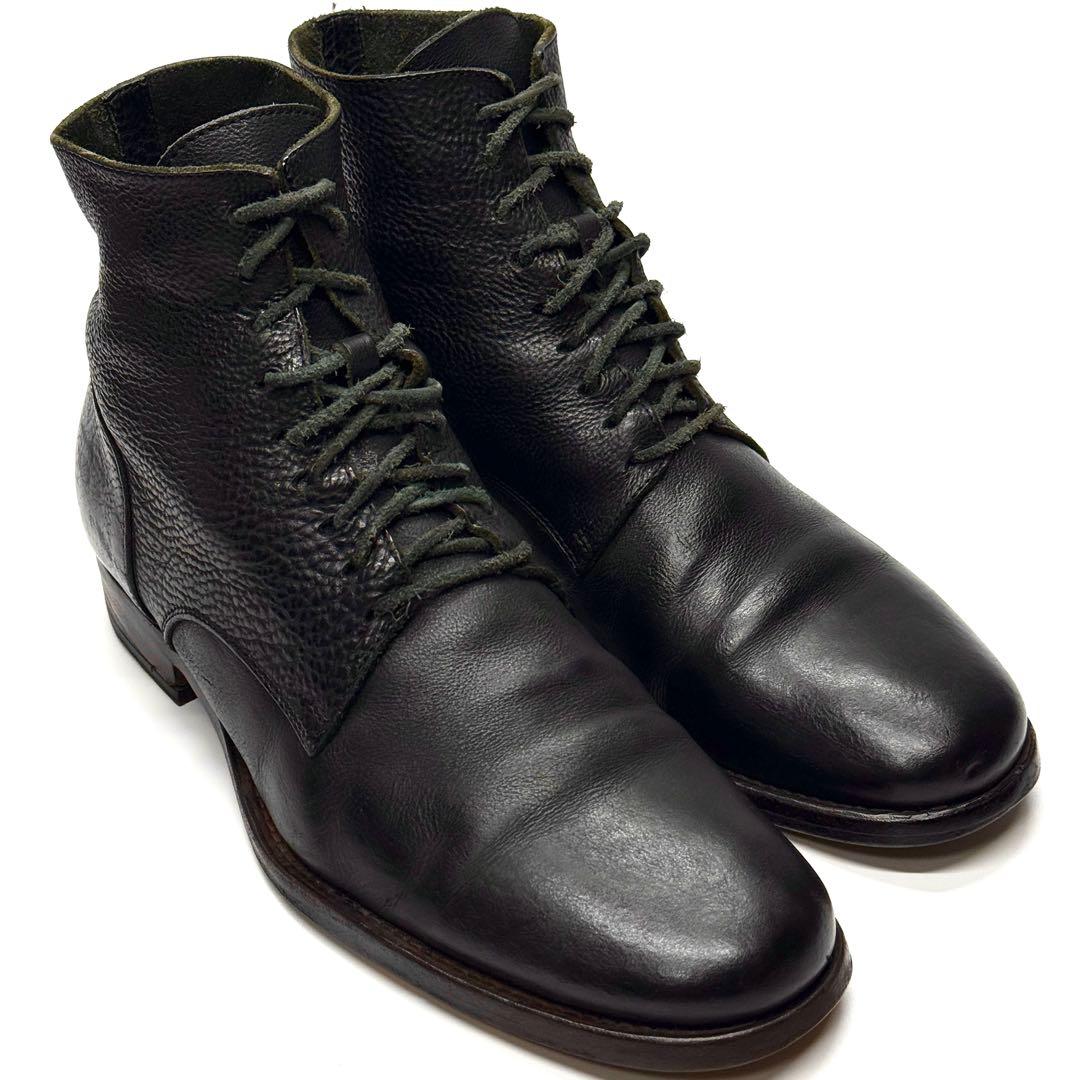 BUTTERO ブッテロ レースアップブーツ ブラック B3533 美品 レザー