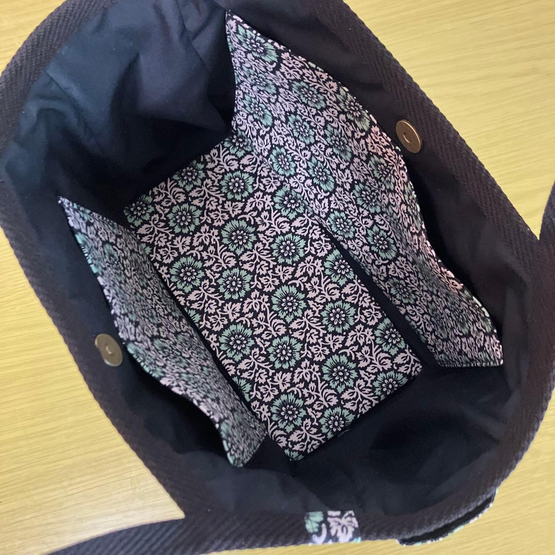 ソレイアード ハンドメイド グラニーバッグ ラウンドトートバック 2点