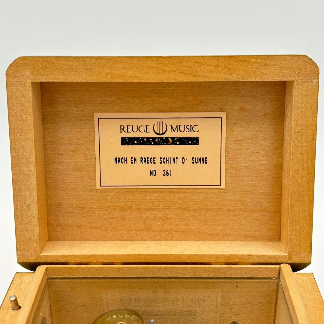 超希少】 REUGE MUSIC リュージュ オルゴール スイス製 18弁 - メルカリ