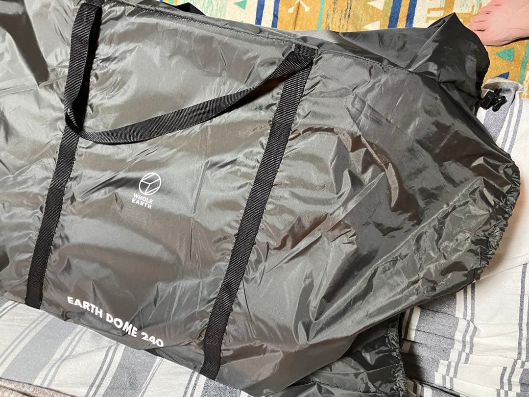 アースドーム240 グラウンドシート＋マットセット①