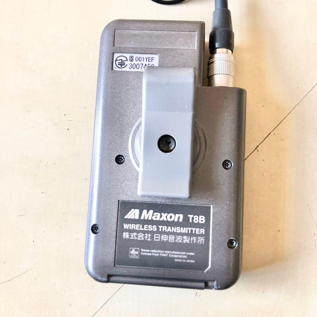 Maxon T8B ワイヤレストランスミッター ピンマイク付 4台セットの通販